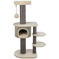 Produktbild von Trixie Kratzbaum Marcello für Katzen in Grau mit Plüsch 140 cm