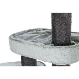 Trixie Kratzbaum Miguel für Katzen in Grün-Weiß mit Sisal – Bild 1 von 2