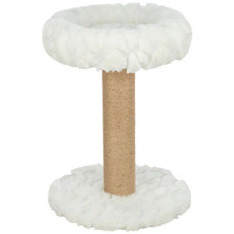 Produktbild von TRIXIE Kratzbaum Mirella mit Bettchen aus Plüsch, weiß, 68 cm