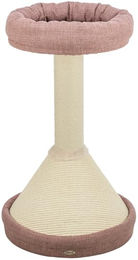 Trixie Kratzbaum Viviana für Katzen, rund, 80 cm, Rosa mit Sisal – Bild 1 von 12