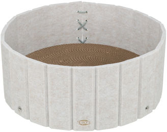 Trixie Kratzbett mit Filzrand und Katzenminze in Beige ø 38 x 16 cm – Bild 1 von 1