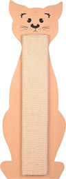 Trixie Kratzbrett für Katzen aus Holz mit Sisalteppich in Natur und Beige 21x58cm - 1 Stk. – Bild 1 von 4