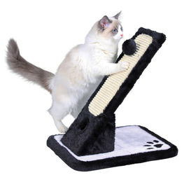 Trixie Kratzbrett für Katzen aus Plüsch und Sisal in Schwarz/Weiß – Bild 1 von 2