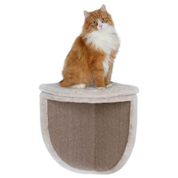 Produktbild von Trixie Kratzbrett für Katzen aus Sisal in Taupe und Lichtgrau für Zimmerecken
