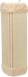 Produktbild von Trixie Kratzbrett für Katzen aus Sisal und Plüsch für Zimmerecken 32x60cm beige