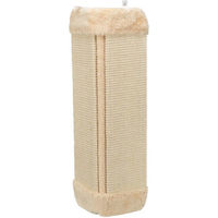 Produktbild von Trixie Kratzbrett für Katzen aus Sisal und Plüsch für Zimmerecken 32x60cm beige