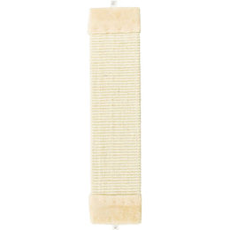 Trixie Kratzbrett für Katzen aus Sisal und Plüsch in Beige 15x62cm – Bild 1 von 3