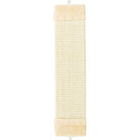 Produktbild von Trixie Kratzbrett für Katzen aus Sisal und Plüsch in Beige 15x62cm