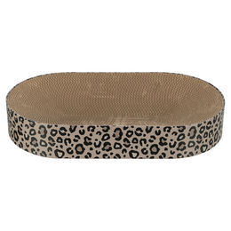 Trixie Kratzbrett Leo Katzen Kratzpappe aus Pappe mit Katzenminze Braun 63 x 10 x 35 cm – Bild 1 von 11