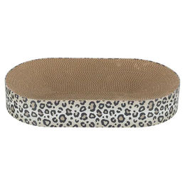 Trixie Kratzbrett Leo Katzen Kratzpappe mit Katzenminze Beige Bunt 63 x 10 x 35 cm – Bild 1 von 7