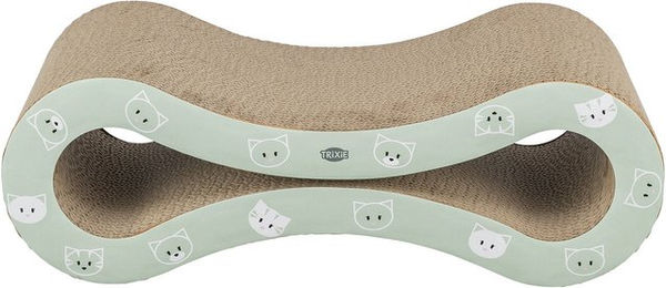 Produktbild von TRIXIE Kratzbrett Mimi für Katzen aus Pappe in Lila Grün oder Beige