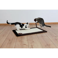 Produktbild von Trixie Kratzmatte für Katzen aus Sisal mit Plüschrand in Natur/Braun 70 x 45 cm
