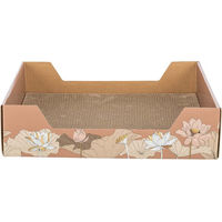 Produktbild von Trixie Kratzpappe Floral mit Katzenminze für Katzen in Rost