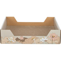 Produktbild von Trixie Kratzpappe Kratzbrett für Katzen in Grau Rot Blau Beige
