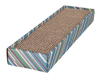 Trixie Kratzpappe Scratchy für Katzen bunt 48 cm – Bild 1 von 4