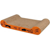 Produktbild von Trixie Kratzpappe Wild Cat Kratzbrett für Katzen mit Katzenminze Blau 41 x 24 x 7 cm - 1 Stk.