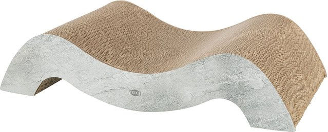 Trixie Kratzpappe XXL Kratzbrett für Katzen Grau 64x14x37 cm – Bild 1 von 3