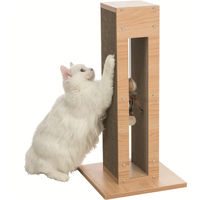 Produktbild von Trixie Kratzsäule aus Naturmaterial mit Kratzpappe für Katzen