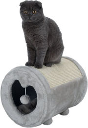 Trixie Kratztonne für Katzen aus Sisal in Grau mit Durchmesser 27 cm und Höhe 39 cm - 1 Stk. – Bild 1 von 4
