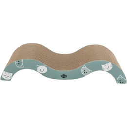 Trixie Kratzwelle Mimi Kratzbrett aus Karton mit Katzenminze für Katzen - 1 Stk. – Bild 1 von 2