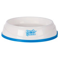 Produktbild von Trixie Kühlnapf Fresh & Cool Futternapf für Hunde aus Kunststoff in Blau und Weiß - 0,25 l