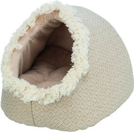 Trixie Kuschelhöhle Boho Beige für Hunde und Katzen aus Baumwolle 35 x 26 x 41 cm – Bild 1 von 6