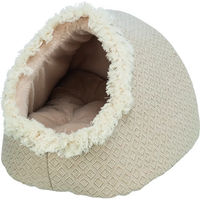 Produktbild von Trixie Kuschelhöhle Boho Beige für Hunde und Katzen aus Baumwolle 35 x 26 x 41 cm