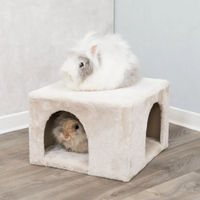 Produktbild von Trixie Kuschelhöhle Häuschen für Kaninchen und Meerschweinchen beige aus Polyester