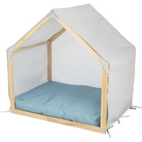 Produktbild von TRIXIE Kuschelhöhle Lias mit Holzgestell Beige Blau