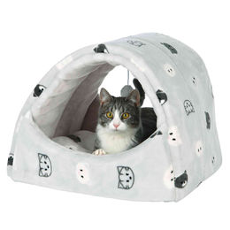 Trixie Kuschelhöhle Mimi Katzenhöhle aus Polyester in Grau – Bild 1 von 1