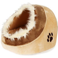 Produktbild von Trixie Kuschelhöhle Minou Katzenbett beige braun 41x35x26cm