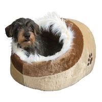 Produktbild von Trixie Kuschelhöhle Minou Katzenhöhle aus Polyester in Beige/Braun Größe L
