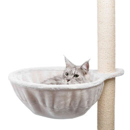 Trixie Kuschelsack XXL für Kratzbäume aus Plüsch in Grau – Bild 1 von 3
