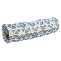 Produktbild von Trixie Kuscheltunnel Sunny Plüsch-Spielzeug für Meerschweinchen und Kaninchen bunt/grau