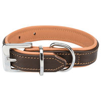 Produktbild von Trixie Lederhalsband für Hunde in Braun Größe M - 1 Stk.