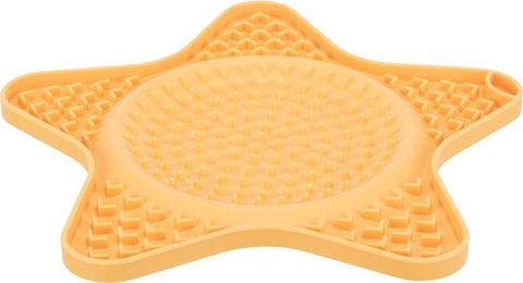 Trixie Lick'n'Snack Schleckmatte aus Silikon Gelb für Hunde - 23,5 cm – Bild 1 von 7