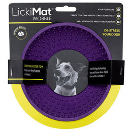 Trixie LickiMat Wobble Schleckmatte aus Naturkautschuk Lila – Bild 1 von 7