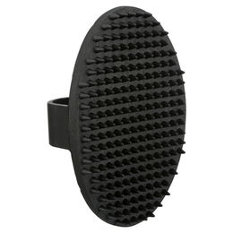 Trixie Massage-Striegel zur Fellpflege für Hunde aus Gummi mit Handschlaufe, 8 x 13 cm – Bild 1 von 4