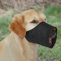 Produktbild von Trixie Maulkorb für kleine bis mittlere Hunde aus Polyester in Schwarz Größe L-XL