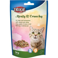 Produktbild von Trixie Meaty & Crunchy Katzenleckerli Huhn mit Catnip glutenfrei 50g - 50 g