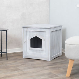 Trixie Möbel-Toilette aus Holz in Grau – Bild 1 von 1