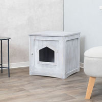 Produktbild von Trixie Möbel-Toilette aus Holz in Grau