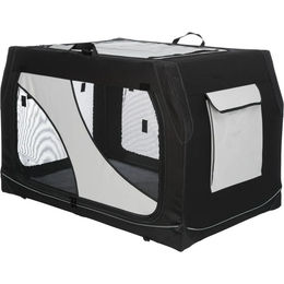 Trixie Mobile Kennel Vario Transportbox für Hunde M-L Schwarz Grau wasserabweisend – Bild 1 von 7