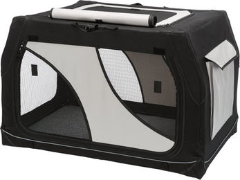 Trixie Mobile Kennel Vario Transportbox für Hunde S-M Schwarz Grau – Bild 1 von 7