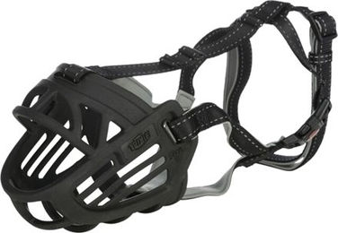 Trixie Muzzle Flex Maulkorb für Hunde aus Gummi Schwarz XL - 1 Stk. – Bild 1 von 9
