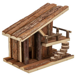 Produktbild von Trixie Nager-Haus Jule aus Naturholz für Mäuse und Kleintiere in Braun