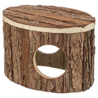 Produktbild von Trixie Nager-Haus Mette aus Holz für Hamster und Mäuse 18 x 12 x 12 cm Natur Braun
