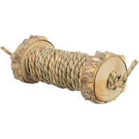 Produktbild von Trixie Nager-Spielrolle aus Holz mit Seegras für Kaninchen