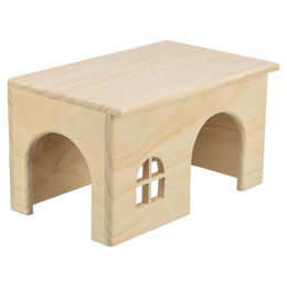 Produktbild von Trixie Nagerhaus aus Holz für Meerschweinchen, Hamster und Degus, 28 x 16 x 18 cm