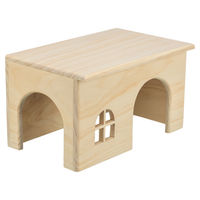 Produktbild von Trixie Nagerhaus aus Holz für Meerschweinchen, Hamster und Degus, 28 x 16 x 18 cm